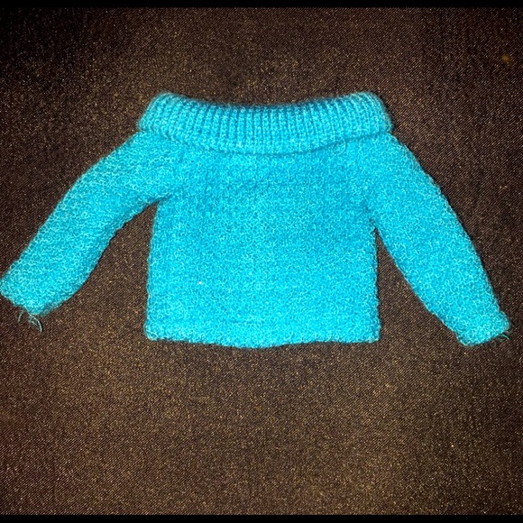 Other - BARBIE TURQUOISE SWEATER TO 1965 PHOTO FASHION & 1966 SPORTING CASUALS 🖤🤍🖤